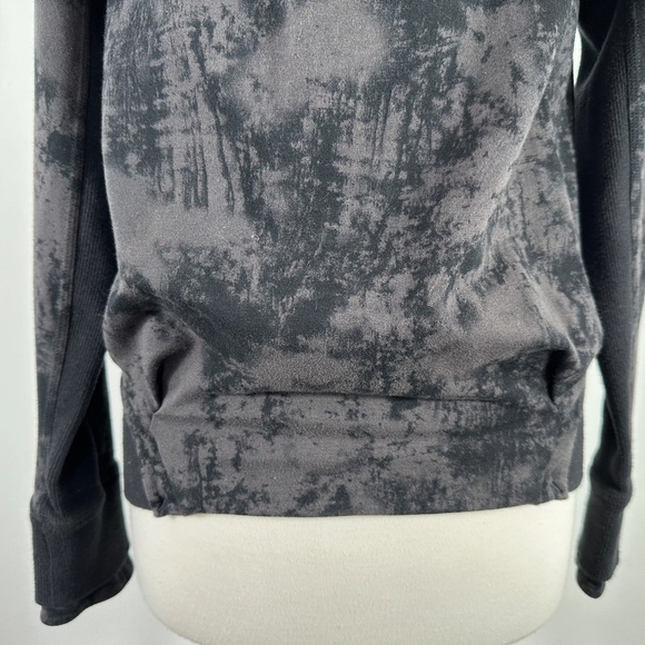 Lululemon To Class Jacket Sea Bed Black Deep Coal / Black w/Thumb Holes Sz 6 - Picture 12 of 15